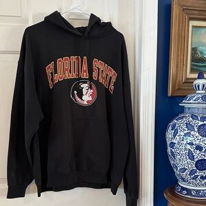 Men’s Champion Authentic Athletic Apparel Florida State Black Hoodie Size XXL